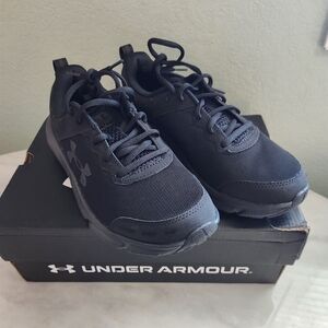 Under Armour Charged Assert 10 Black Athletic Shoes